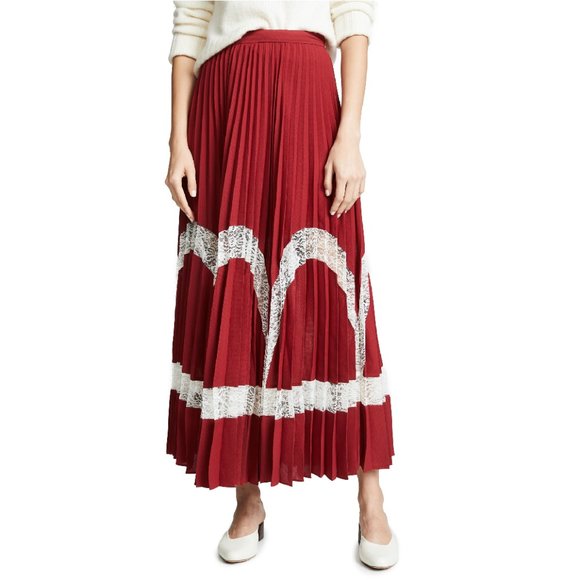 Elizabeth and James Dresses & Skirts - ELIZABETH AND JAMES Regina Pleated Maxi Skirt. 8